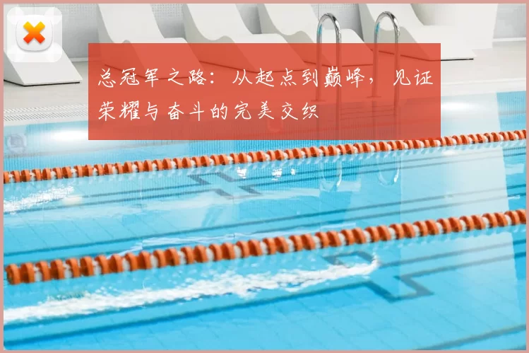 总冠军之路：从起点到巅峰，见证荣耀与奋斗的完美交织